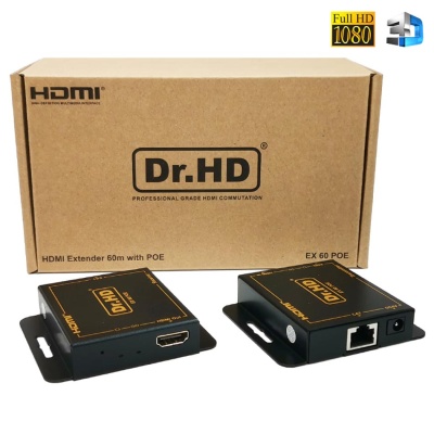 Удлинитель HDMI по UTP Dr.HD EX 60 POE