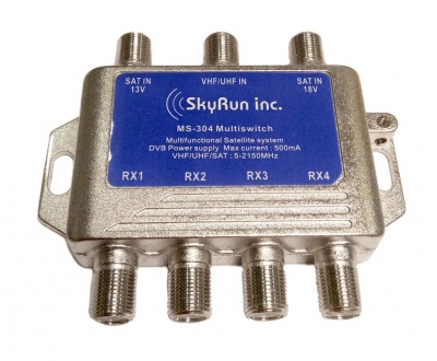 Мультисвич SkyRun MS-304, 3 входа - 4 выхода, оконечный