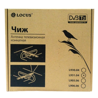 Антенна комнатная с усилителем Locus Чиж L931.04