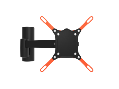 Кронштейн для телевизора ElectricLight КБ-01-71 настенный, наклонно-поворотный, 14-42 дюйма, черный