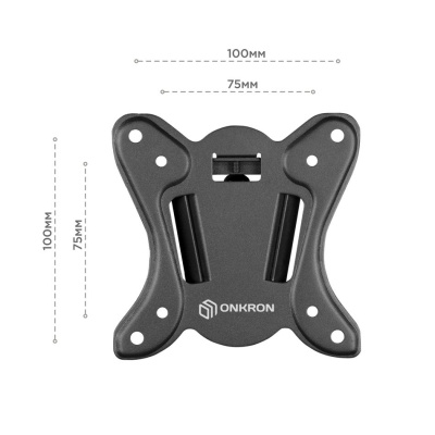 Кронштейн для телевизора Onkron R2 настенный, наклонно-поворотный, 10-32 дюйма, черный
